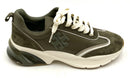 TORY BURCH Dark Olive Suede Good Luck Trainers 9.5