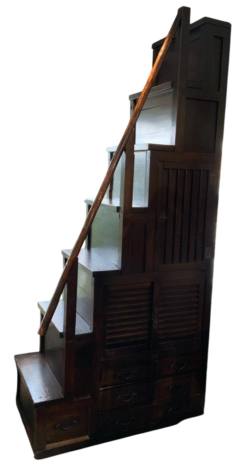 Freestanding Wood Stairs With Storage