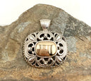 ESPO Gold Over Sterling & Sterling Pendant