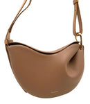 POLENE Camel Italian Calf  Leather Tonca Edition Duo Bag