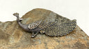 Sterilng & Marcasite Peacock Brooch
