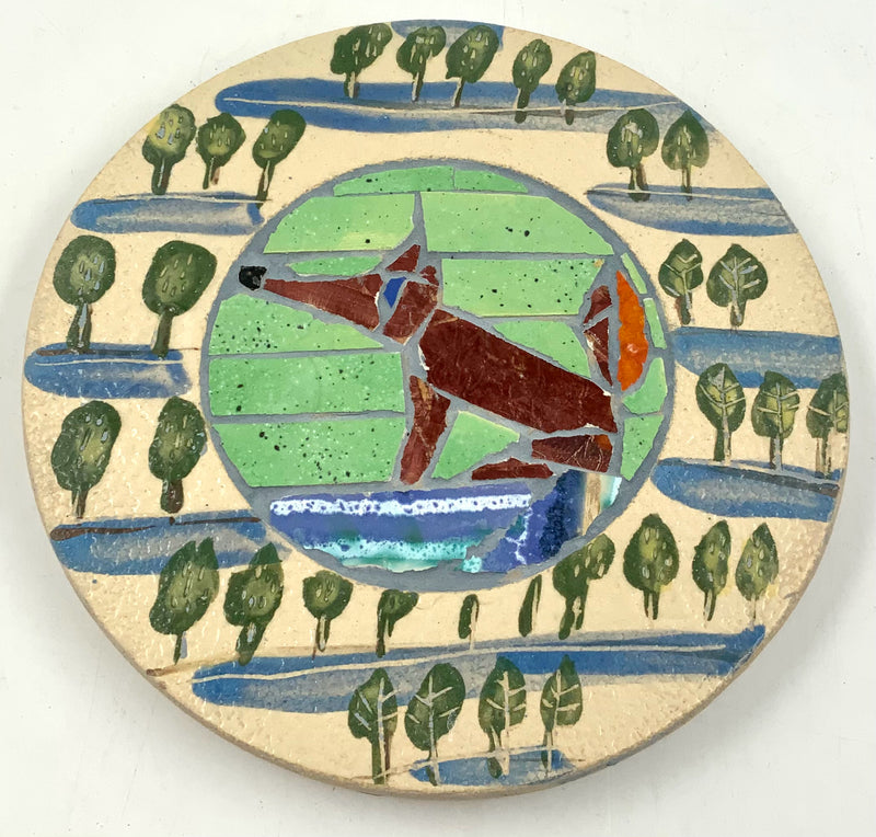 Mosaic Dog Trivet