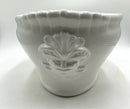 Italian White Pottery Footbath
