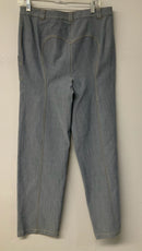 CINQ A SEPT Denim Blue w/Tan Topstitching Straight Leg Jeans