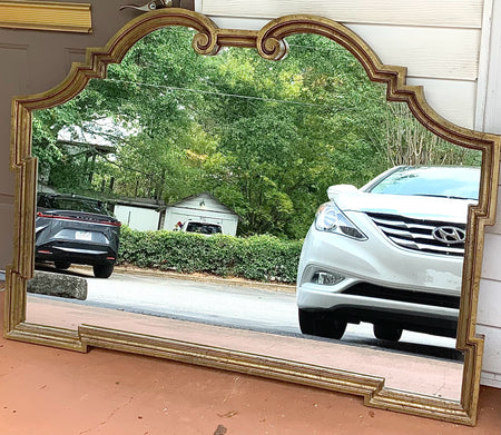 Gold Scroll Mirror