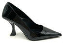 BY FAR Black Patent Leather Viva Pumps 8