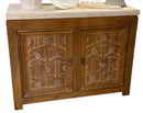 Rustic Cabinet With Stone Top