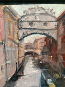 Joel Knapp Oil on Board in Black Frame