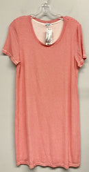 SPLENDID Red White Stripe S/S Tee Shirt Dress