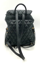 VERA BRADLEY Black Quilted Lea "Amy" Backpack