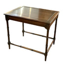 Vintage Occasional Table With Wood Top