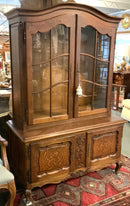 Country French Cabinet with Glass Doors
