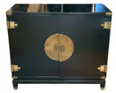 Vintage Black Asian Cabinet