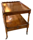 Vintage Walnut Telephone Table