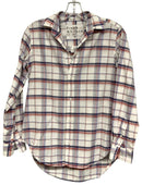 FRANK & EILEEN Red/White/Blue Plaid L/S B/D Top
