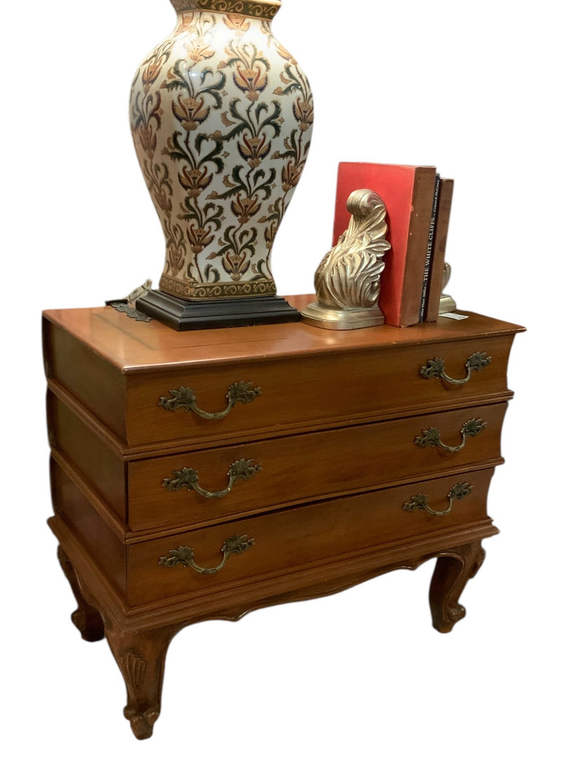 Vintage Book Motif Cabinet/Occasional Table