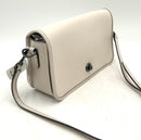 COACH Chalk Glovetanned Leather Turnlock Crossbody Bag