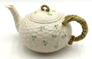 Belleek Porcelain Shamrock Teapot