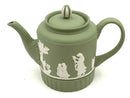 Wedgwood Green Jasperware Mini Teapot
