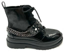 JESSICA SIMPSON Black Patent Studded "Einav"  Boot 6