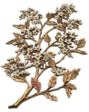 Mid Century Syroco Dogwood Branch