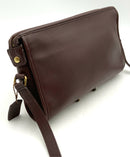 COACH Vintage Mahogany Brown Leather Legacy Taylor Crossbody Bag
