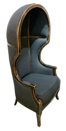 Uttermost Naidra Black Canopy Chair