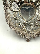 Antique Sterling Silver Heart Bowl