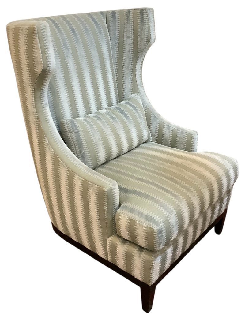 Bernhardt Pascal Chair with Flamestitch Upholstery