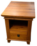 Crate & Barrel Wood Nightstand