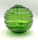 William Yeoward Miranda Green Glass Globe Vase
