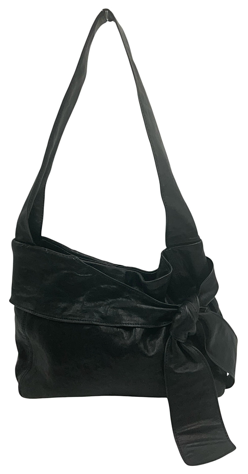 KOOBA Black Lea "Devin" Bow Handbag