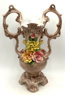 Large Capodimonte Porcelain Vase