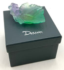 Daum France Crystal Pate De Verre Dish