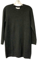 POMANDER PLACE Black Knit Noir Vivianne Crewneck Sweater Dress