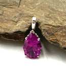 14kt White Gold & Amethyst Pendant