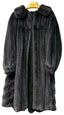 SAGA Moonlight Grey Blue Mink F/L Coat