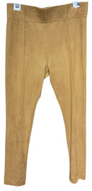 MISHCA Camel Faux Suede Pull On Ankle Pants