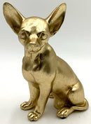 Gold Chihuahua Figure