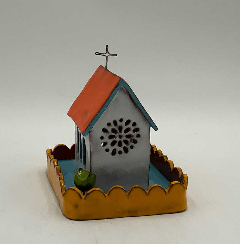 Art Department Felix & Olga Terra Cotta Church Tealight Holder