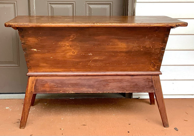 Antique Rustic Dough Box Table