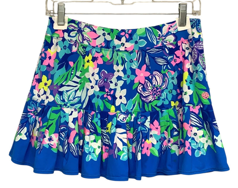 LILLY PULITZER Blue Multi Floral Taye Skort
