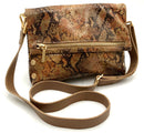 Hammitt  Snake/Brushed Gold Lea " VIP Medium Centerpiece" Crossbody