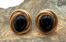 14kt Gold & Onyx Earrings
