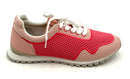 Vaneli Light Pink Suede Hot Pink Mesh Knit Speckled Sole Sneakers 8