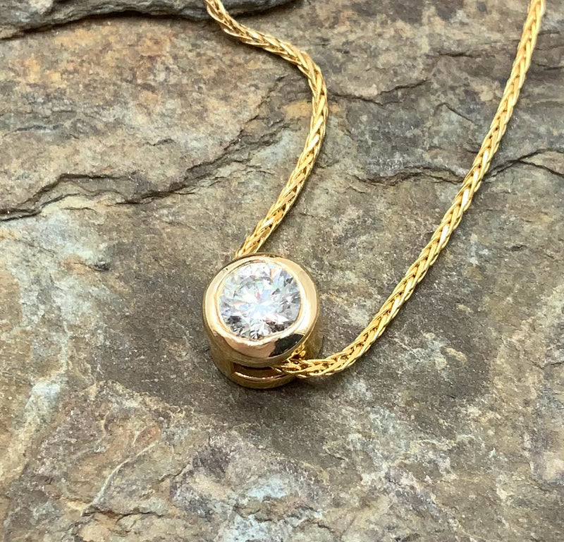 14kt Gold & Diamond Necklace