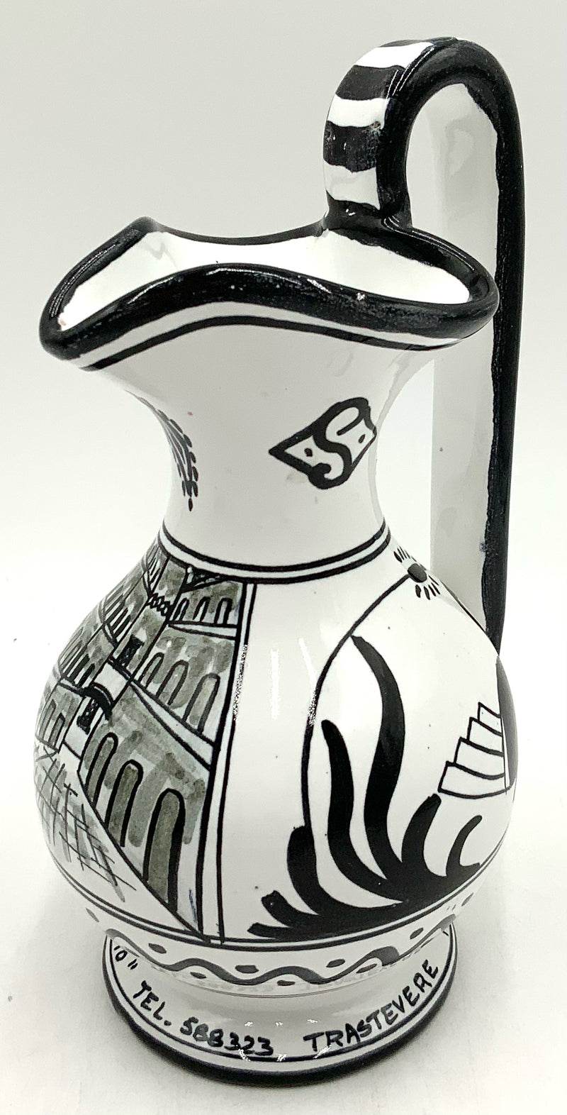 Italian Pottery Restaurant Pitcher