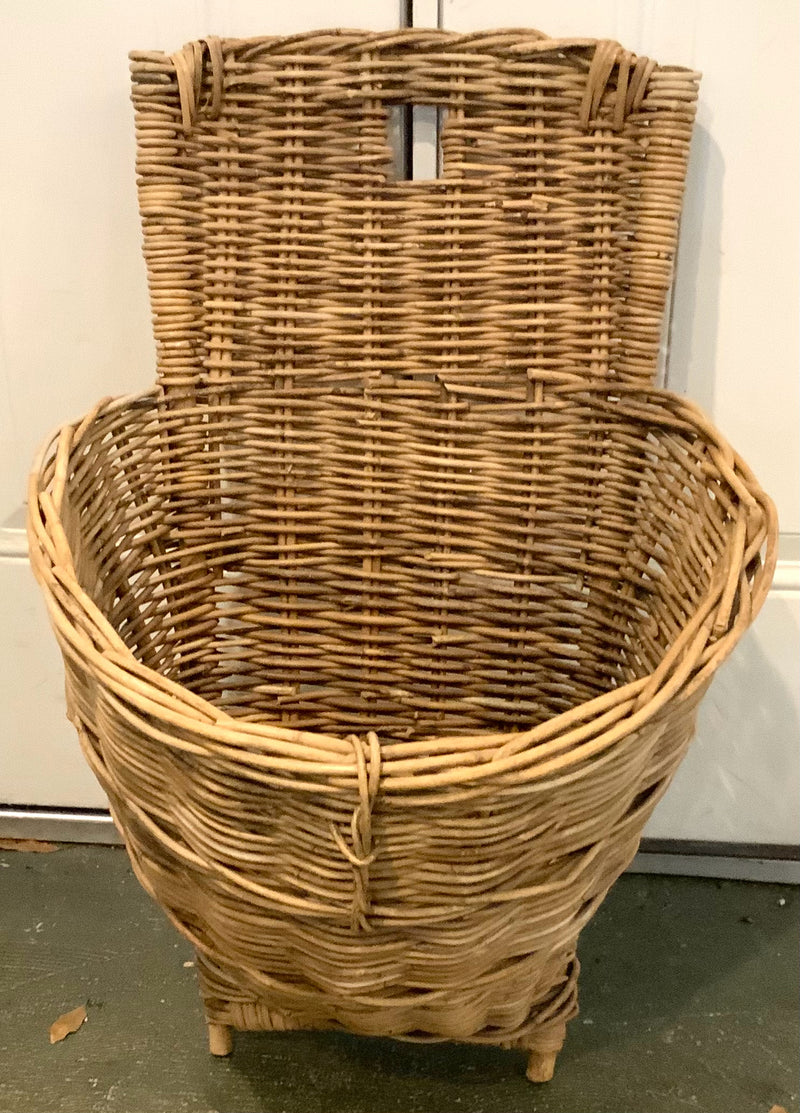 Hanging Wicker Flower Basket