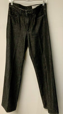 RAG & BONE Black Mid Rise Wide Leg "Lori" Jeans