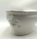 Italian White Pottery Footbath